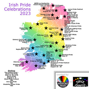 Dates of Prides happening in Ireland 2023
