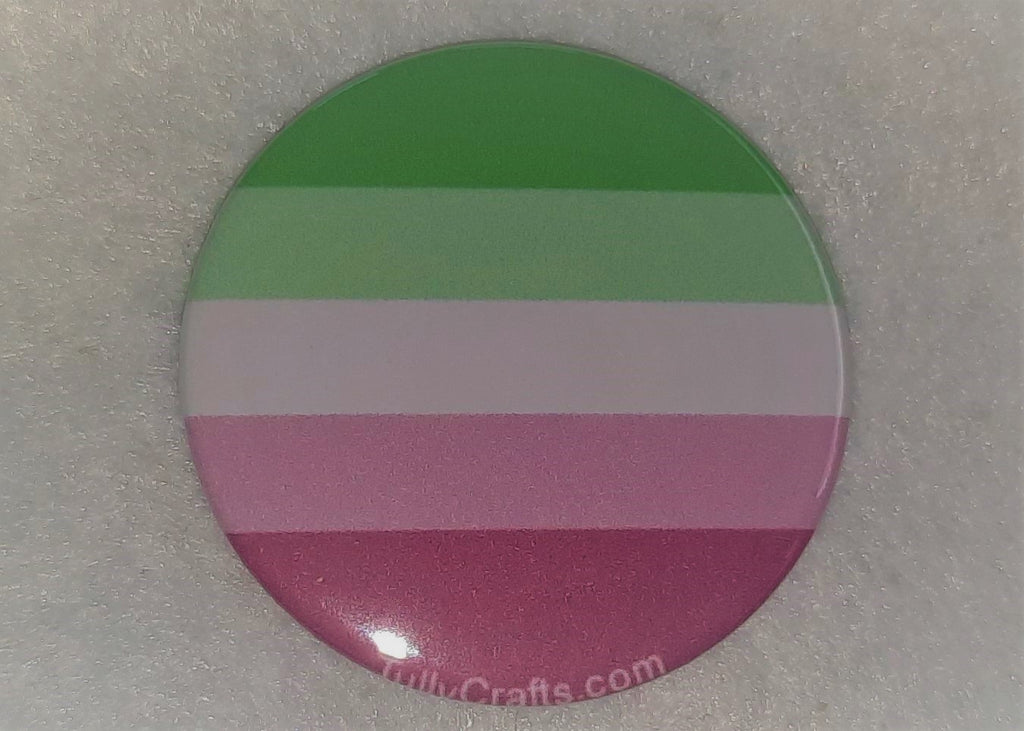 Abrosexual Pride Flag Badge - Tully Crafts