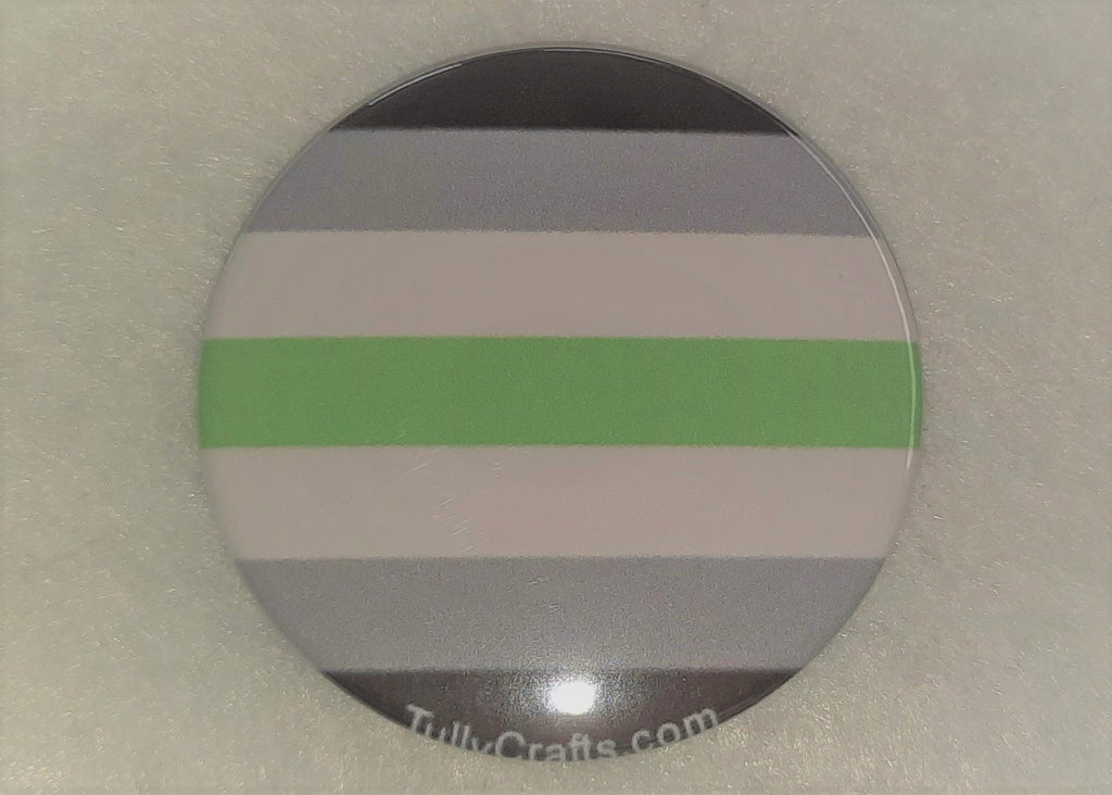 Agender Pride Flag Badge - Tully Crafts