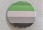 Load image into Gallery viewer, Aromantic Pride Flag Badge - Tully Crafts
