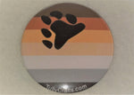 Load image into Gallery viewer, Bear Pride Flag Badge - Tully Crafts
