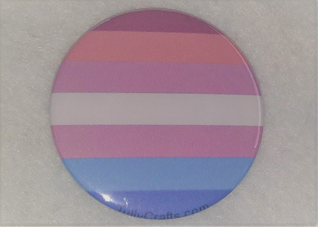 Bigender Pride Flag Badge - Tully Crafts