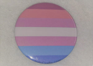 Bigender Pride Flag Badge - Tully Crafts