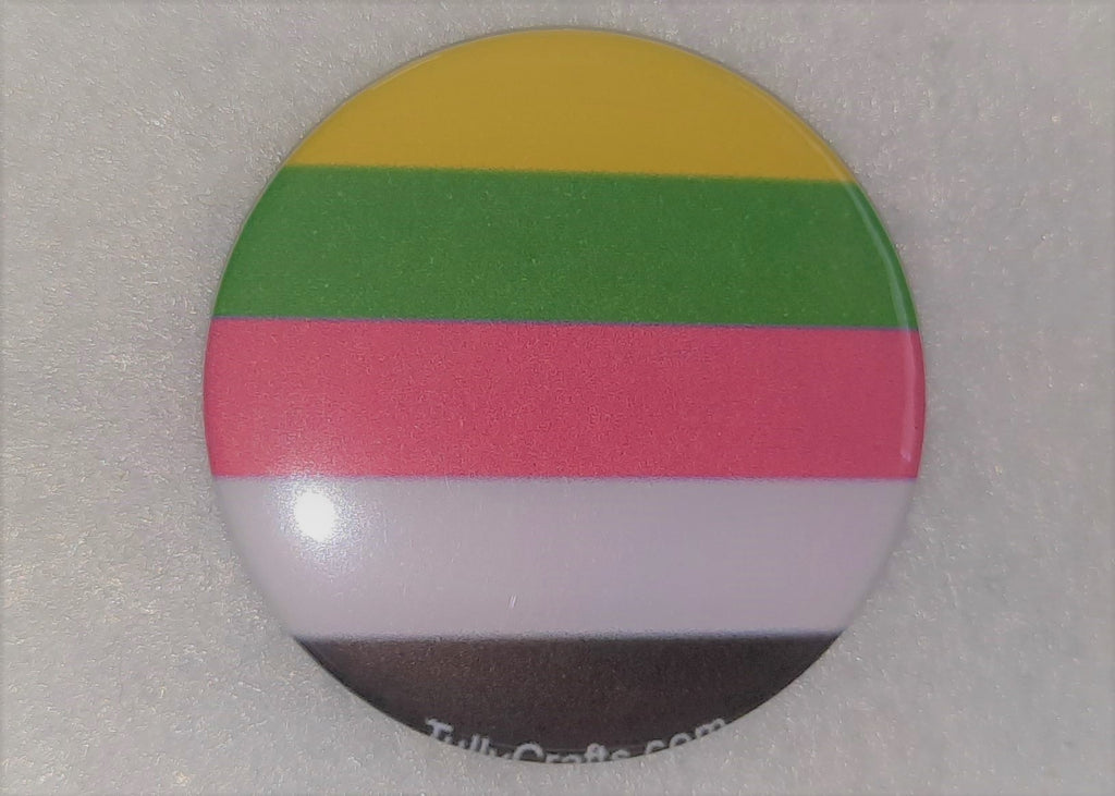 Ceterosexual Pride Flag Badge - Tully Crafts