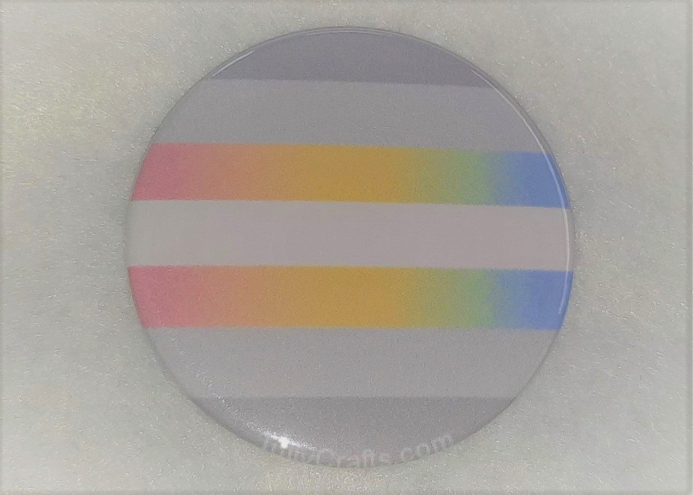 Demiflux Pride Flag Badge - Tully Crafts