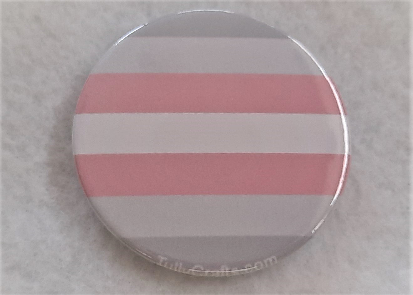 Demigirl Pride Flag Badge - Tully Crafts
