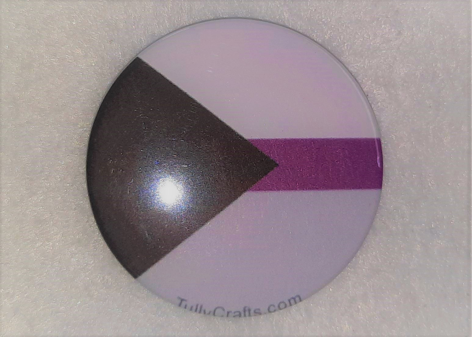 Demisexual Pride Flag Badge - Tully Crafts