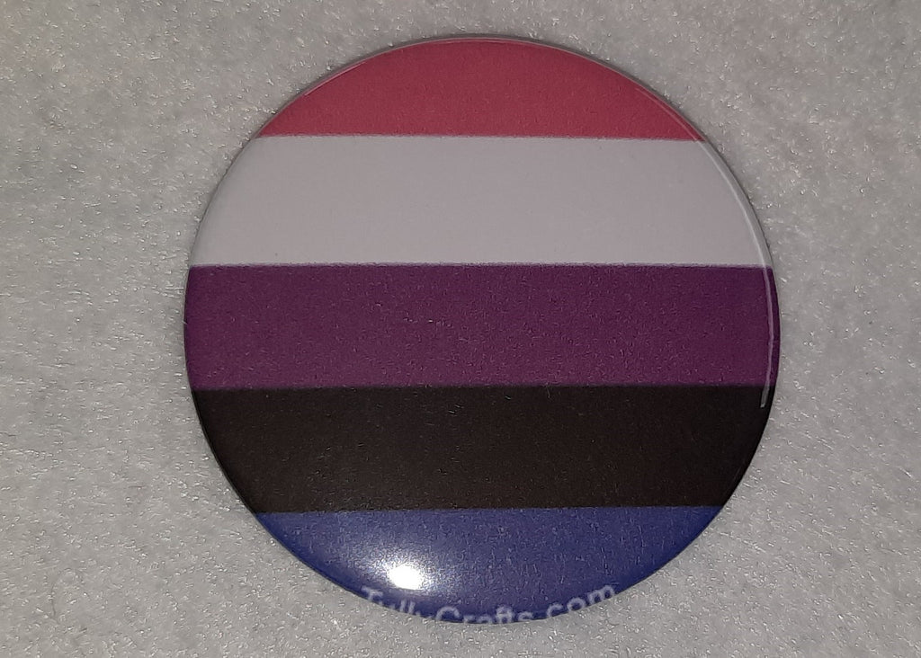 Genderfluid Pride Flag Badge - Tully Crafts