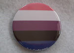 Load image into Gallery viewer, Genderfluid Pride Flag Badge - Tully Crafts
