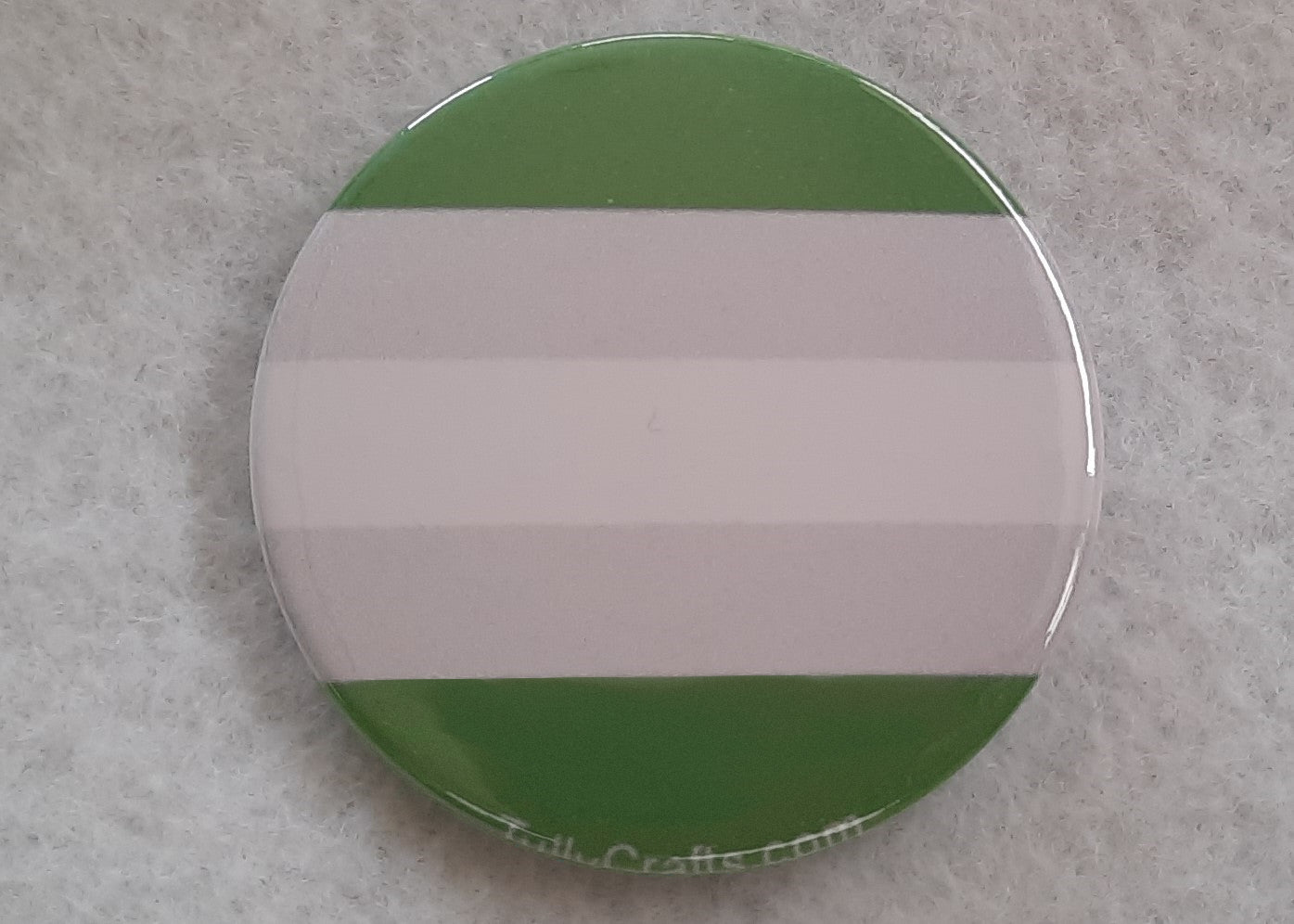 Greyromantic Pride Flag Badge - Tully Crafts