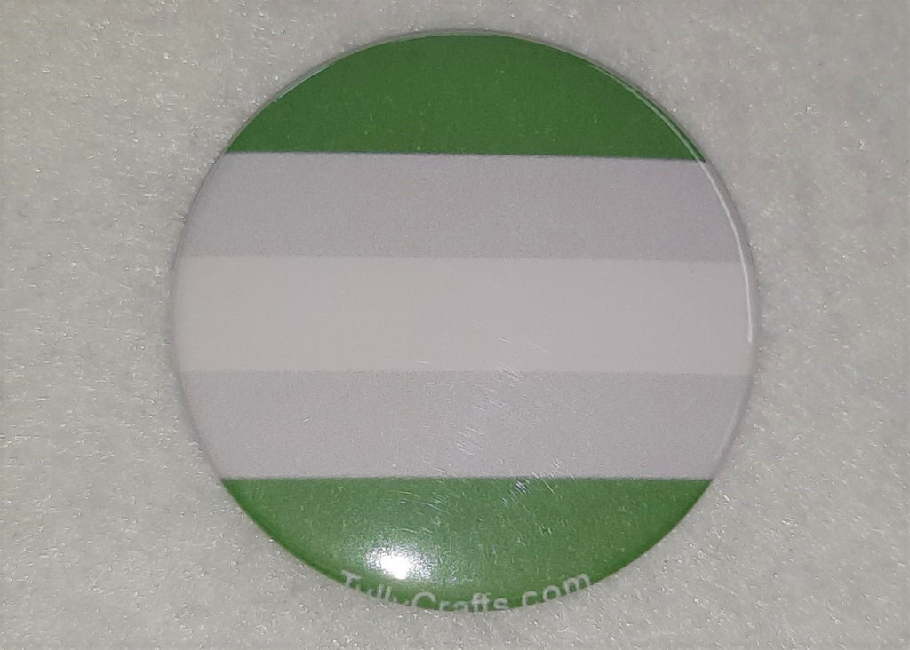 Greyromantic Pride Flag Badge - Tully Crafts
