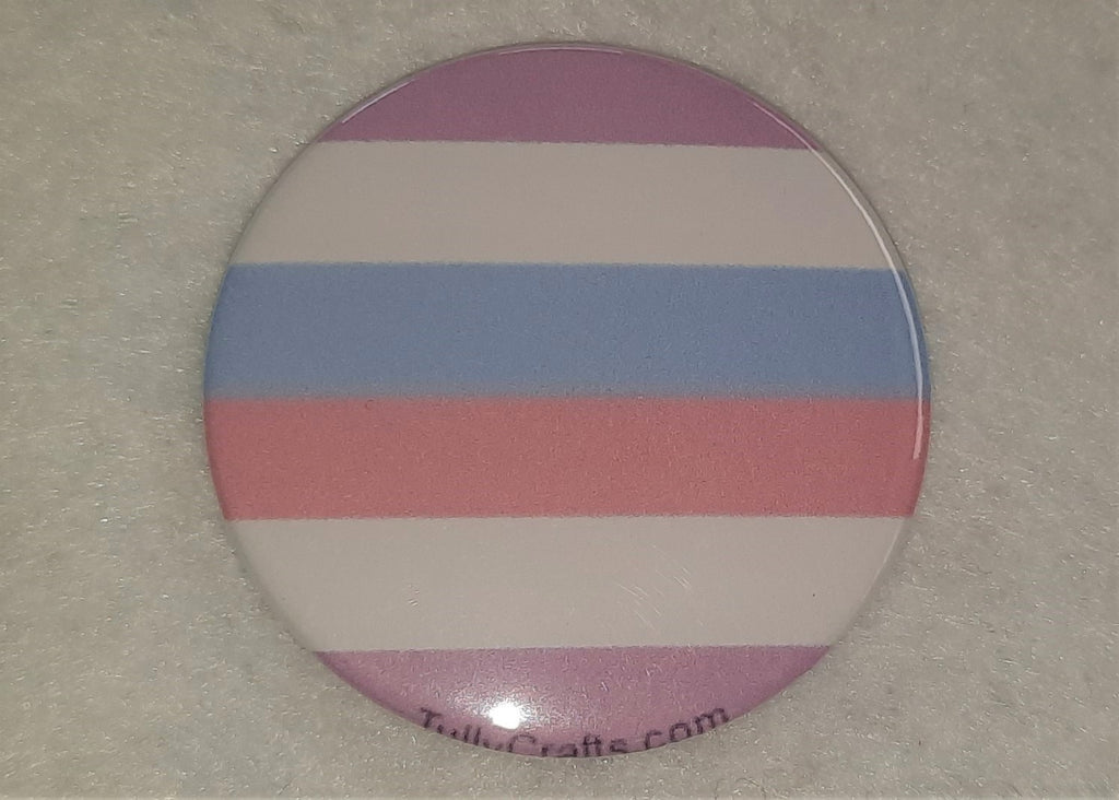 Intergender Pride Flag Badge - Tully Crafts