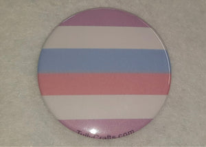 Intergender Pride Flag Badge - Tully Crafts