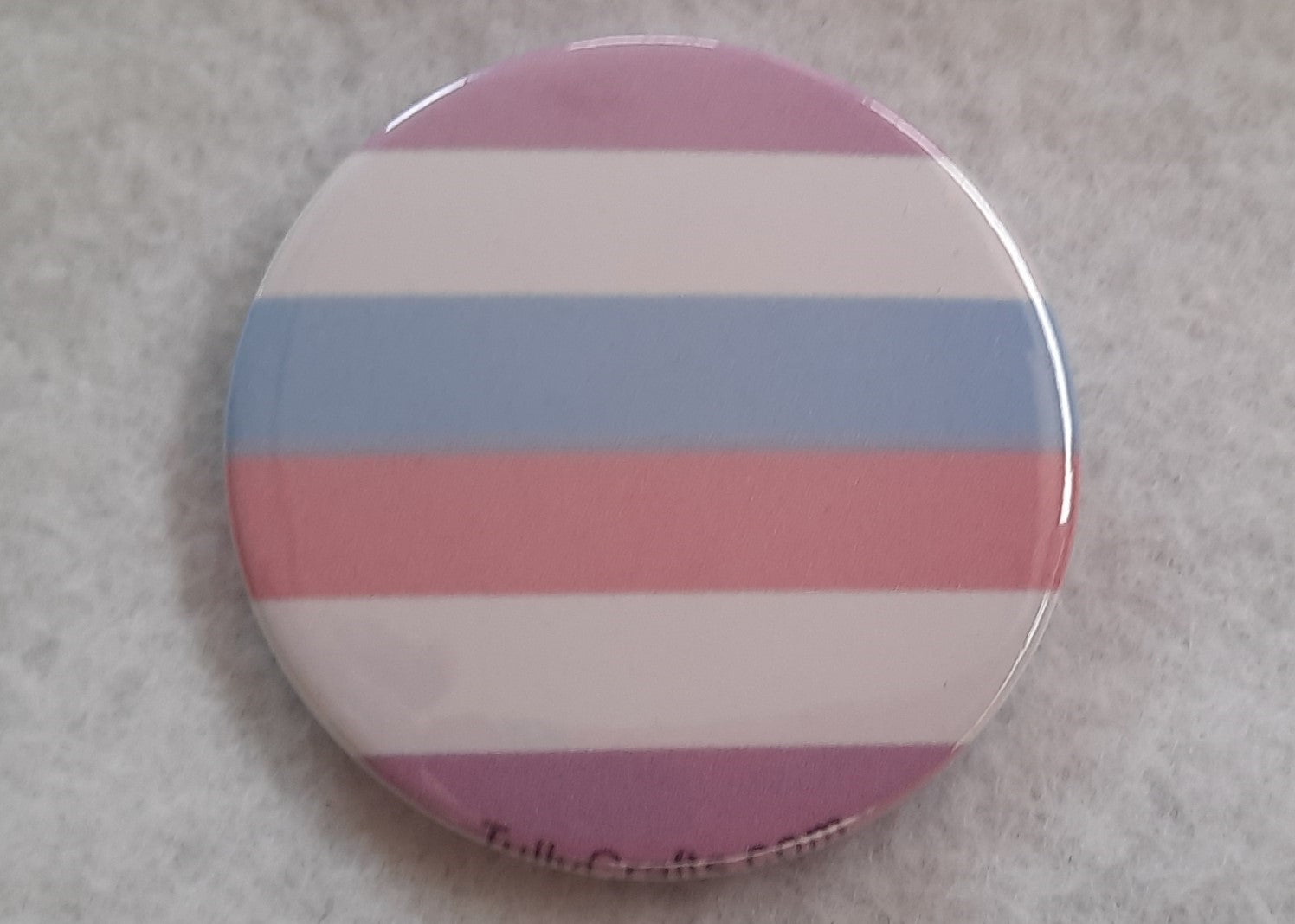 Intergender Pride Flag Badge - Tully Crafts