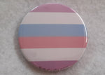 Load image into Gallery viewer, Intergender Pride Flag Badge - Tully Crafts
