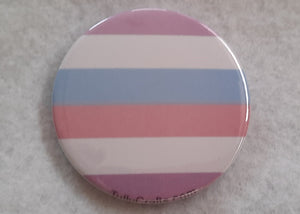 Intergender Pride Flag Badge - Tully Crafts