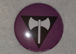 Load image into Gallery viewer, Labrys Lesbian Pride Flag Badge - Tully Crafts
