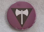 Load image into Gallery viewer, Labrys Lesbian Pride Flag Badge - Tully Crafts
