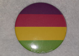 Sappho Lesbian Pride Flag Badge - Tully Crafts