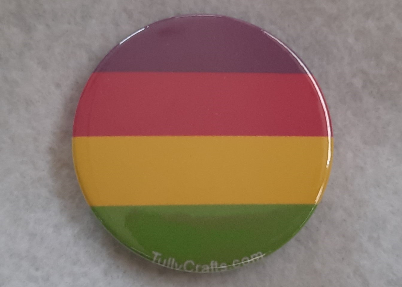 Sappho Lesbian Pride Flag Badge - Tully Crafts