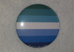 Gay Male Pride Flag Badge