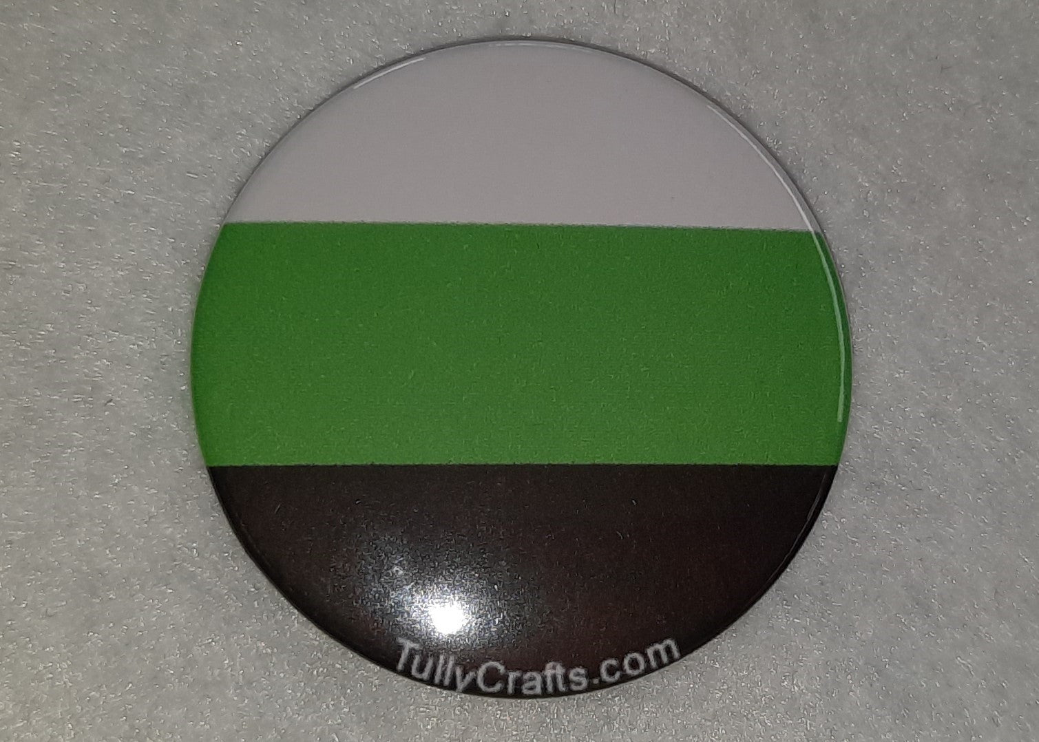 Neutrois Pride Flag Badge - Tully Crafts