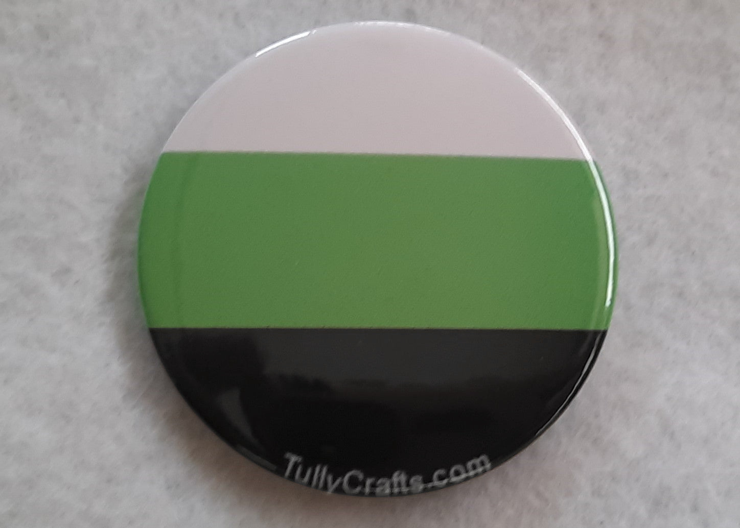Neutrois Pride Flag Badge - Tully Crafts