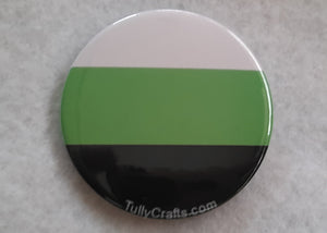 Neutrois Pride Flag Badge - Tully Crafts