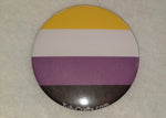 Load image into Gallery viewer, Non-binary Pride Flag Badge
