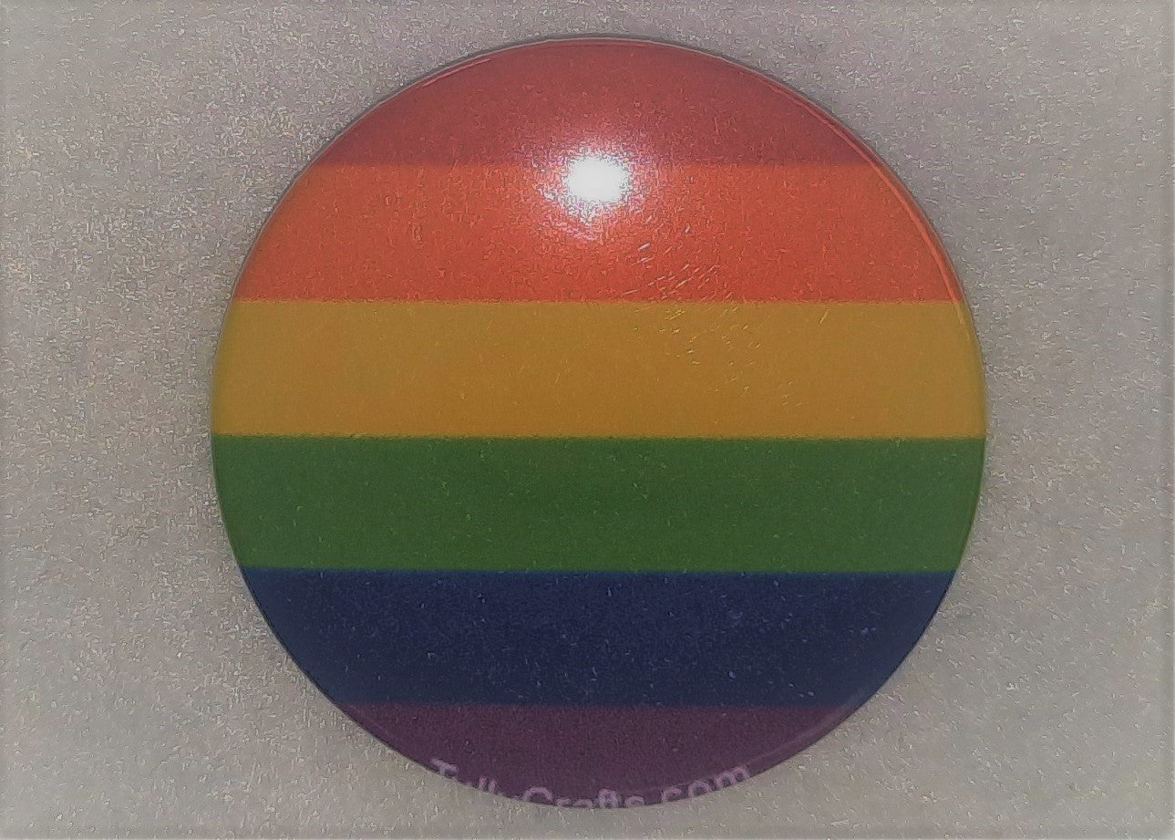6 Colour Rainbow Pride Flag Badge