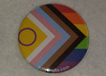 Load image into Gallery viewer, Intersex Progress Pride Flag Badge
