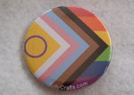 Load image into Gallery viewer, Intersex Progress Pride Flag Badge
