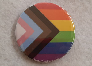 Progress Pride Flag Badge