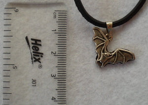 Bat Leather Thong Necklace and Earring Set - Tully Crafts