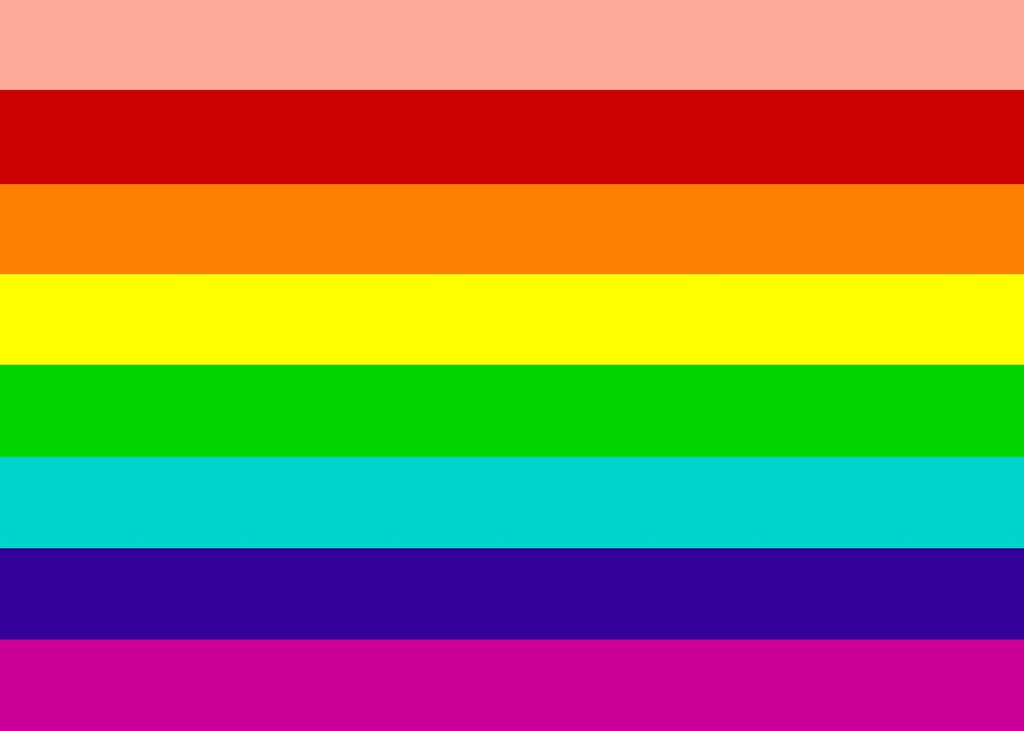 8-colour 1978 Rainbow Pride Flag - Tully Crafts