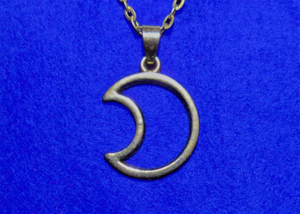 Hollow Moon Necklace - Tully Crafts