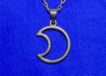 Load image into Gallery viewer, Hollow Moon Necklace - Tully Crafts

