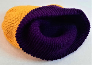 Intersex Flag Inspired Reversible Hat - Tully Crafts