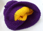 Load image into Gallery viewer, Intersex Flag Inspired Reversible Hat - Tully Crafts
