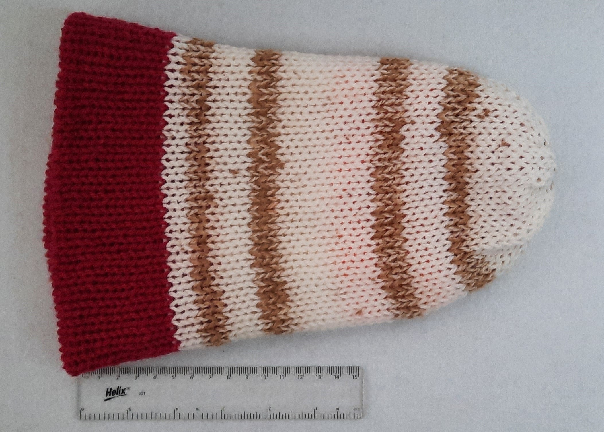 5-Stripe Lesbian Flag / Brown Stripe Reversible Hat - Tully Crafts