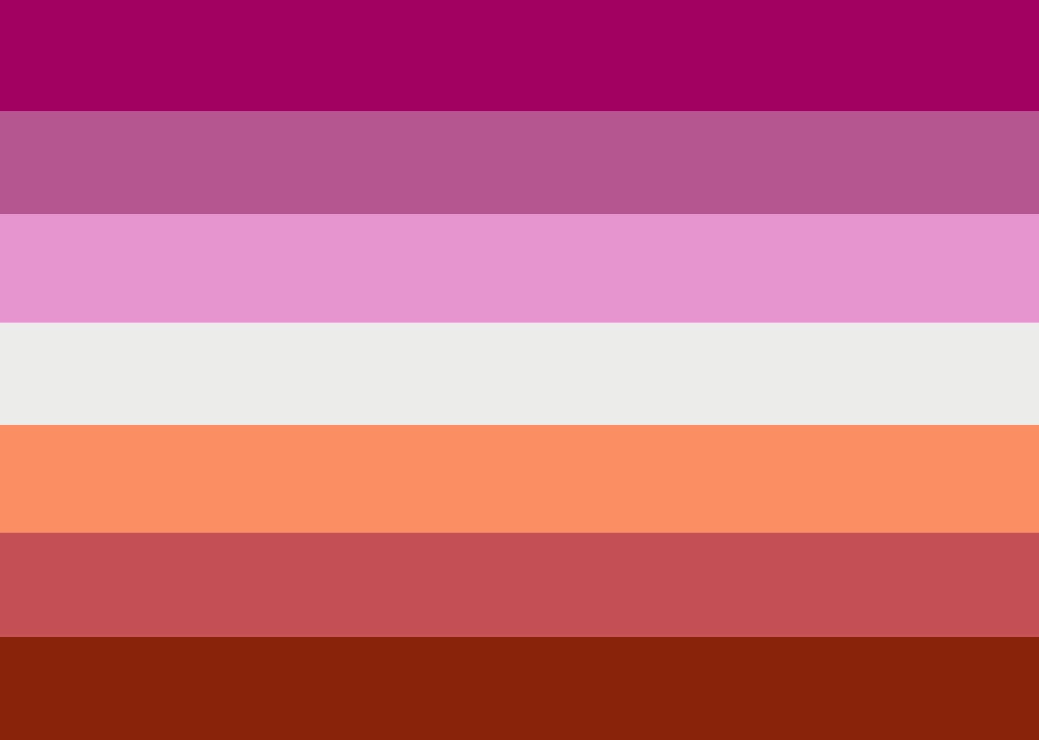 Lesbian Pride Flag (Pink) - Tully Crafts