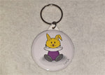 Load image into Gallery viewer, Non-Bunnary (Non-Binary Bunny) Keyring - Tully Crafts
