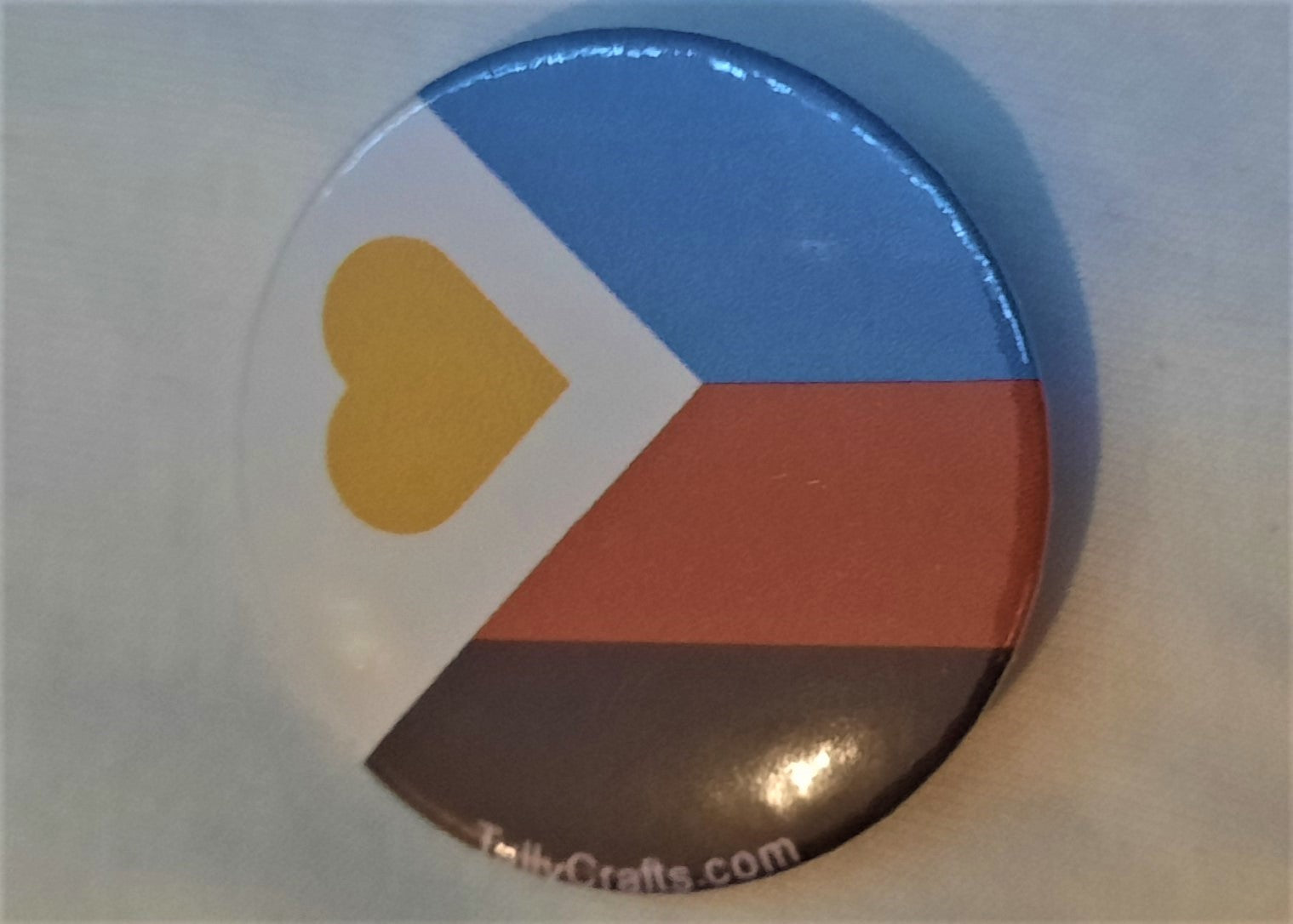 Polyamory Pride Flag Badge - Tully Crafts