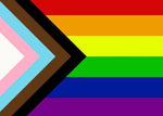 Load image into Gallery viewer, Small Progress Pride Flag - Tully Crafts
