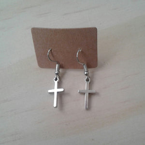Cross Earrings - Tully Crafts
