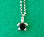 Load image into Gallery viewer, Black Turtle Gem Necklace - Tully Crafts
