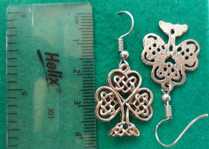 Celtic-knotwork Tree Earrings - Tully Crafts