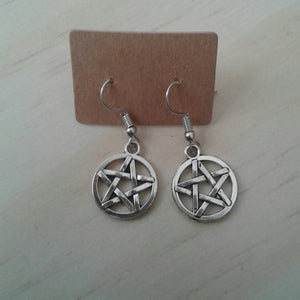 Pentacle Earrings - Tully Crafts