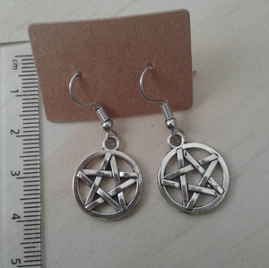 Pentacle Earrings - Tully Crafts