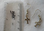 Load image into Gallery viewer, Small Detailed Cross Earrings - Tully Crafts
